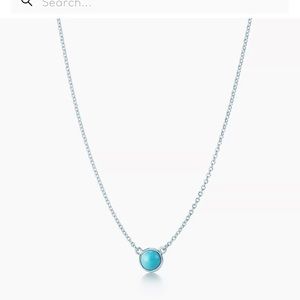 Tiffany and co Elsa peretti Color by the Yard Turquoise Pendant